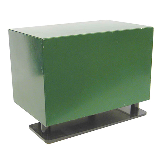 Post Mounted Lockable Cabinet with Ground Base.