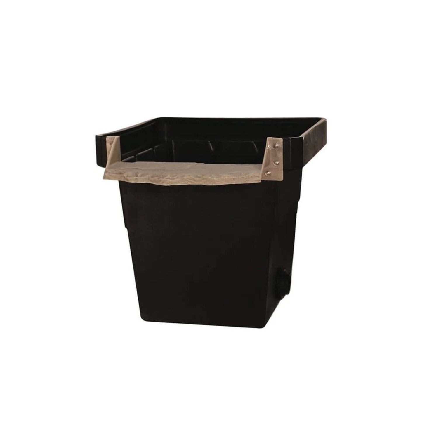 Small Aquafalls Waterfall Filter box with bolt-on lip and dual side inlet holes for pond waterfall filtration