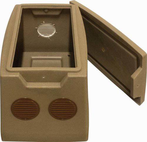 Weatherproof Pond Aerator Cabinet with Cooling Fan.