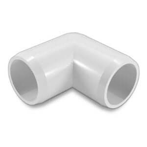 1-Inch PVC Nylon 90° Elbow Fitting - MPT x Barb Connector for Vianti Falls Spillway 90-degree elbow fitting for flexible PVC tubing