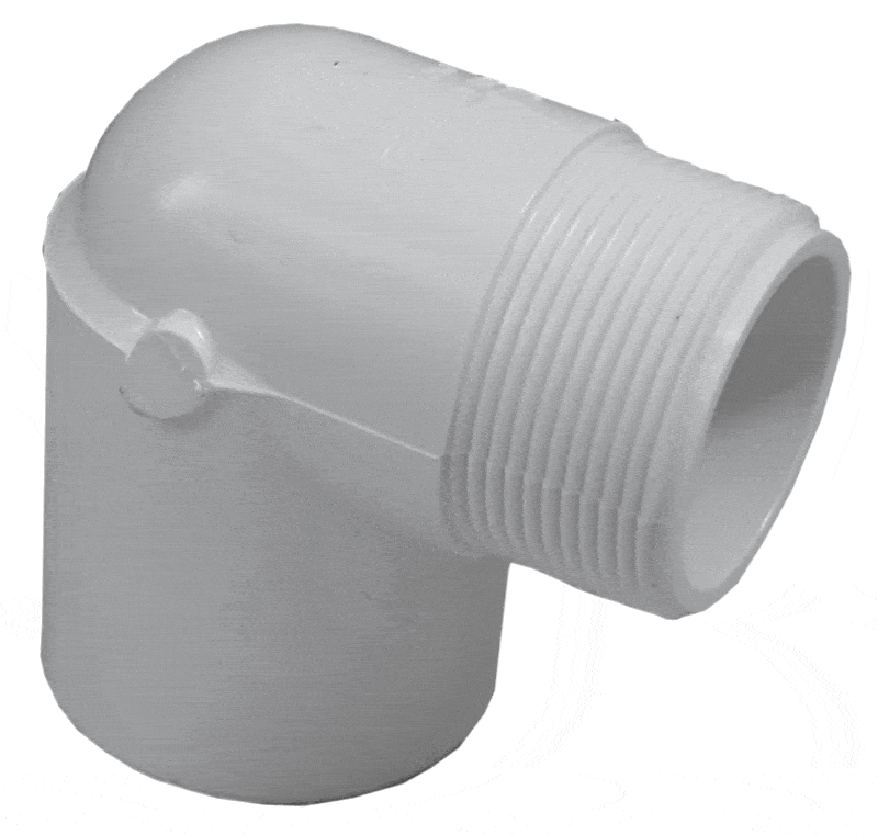 1" PVC Vianti Falls Fitting Street Elbow (mpt X Slip)