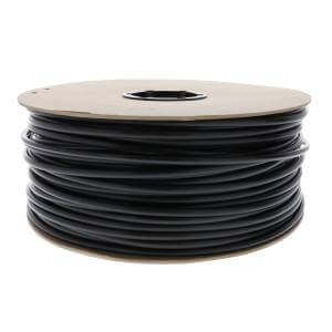 3/4 inch polyethylene pond aeration tubing 250 ft roll non-weighted black tubing on spool for pond airline runs