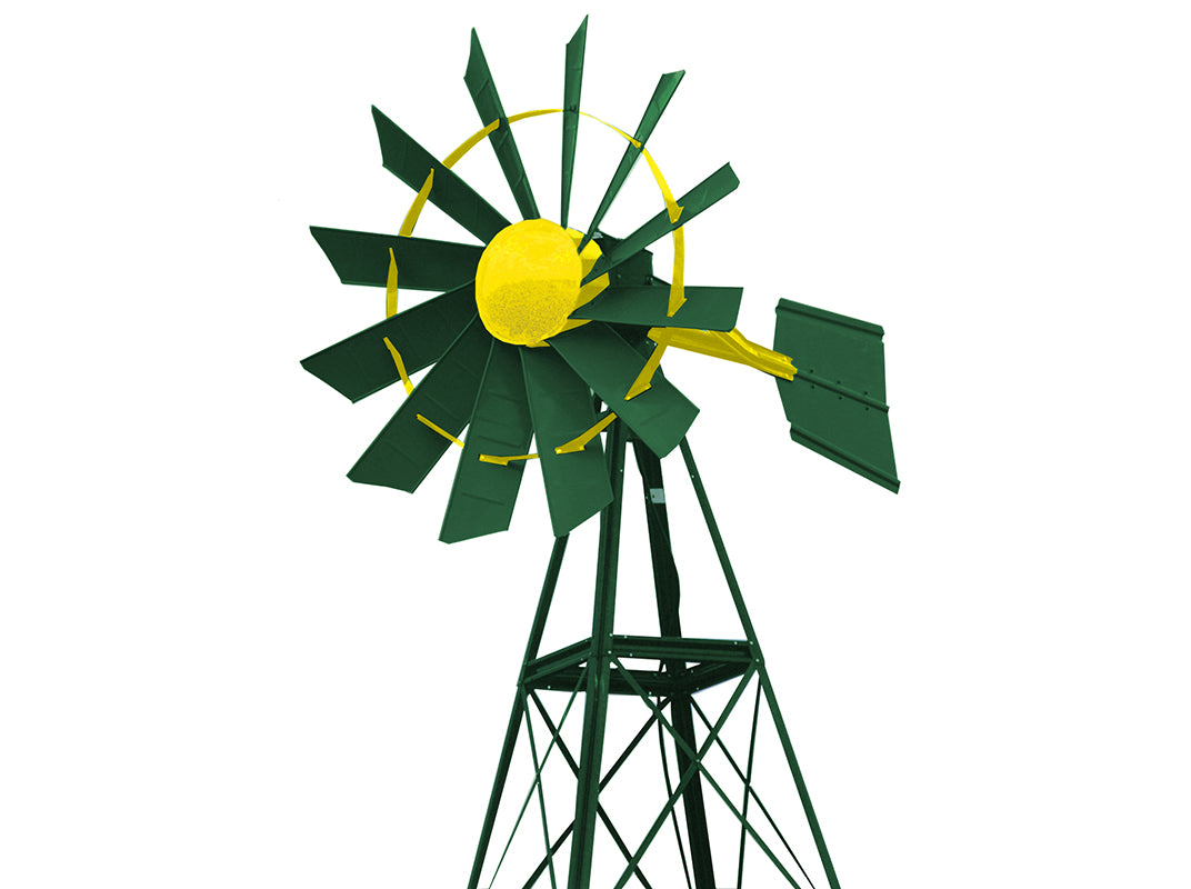 20 ft Tower Powder Coated Windmill Aeration System - Living Water Aeration
