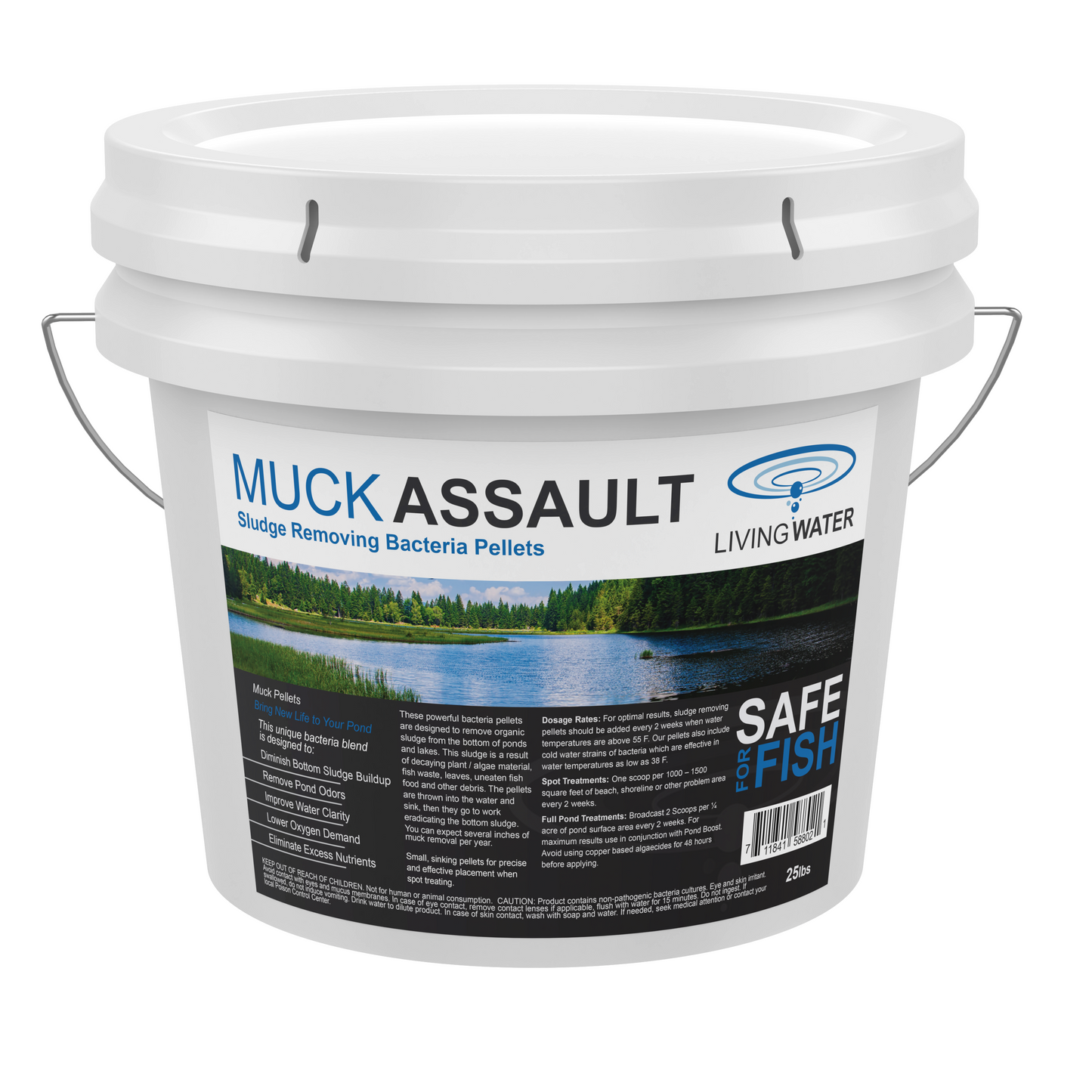 Muck Assault Sludge Remover Pellets - Living Water Aeration