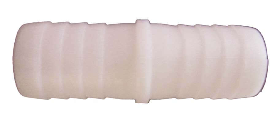 1/2 x 3/8 nylon barb to barb tubing fitting connector inline hose splicer barb x barb connector white nylon fitting