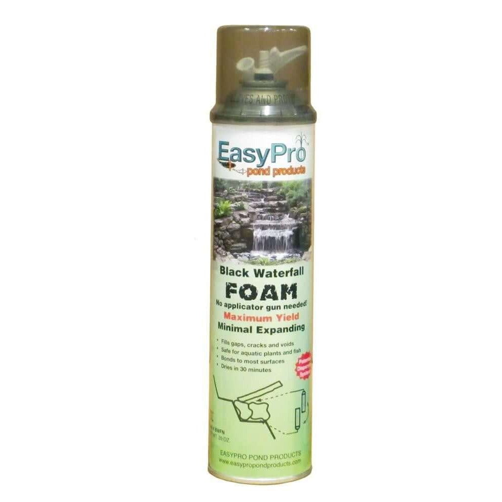 EasyPro Black Expandable Foam - Ready to use - 20 oz black waterfall foam can for filling rock cracks to prevent water loss