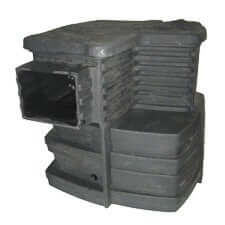 Eco-Series Melody Pond Skimmer DIY pond skimmer box capturing leaves and surface debris for clear water in small ponds