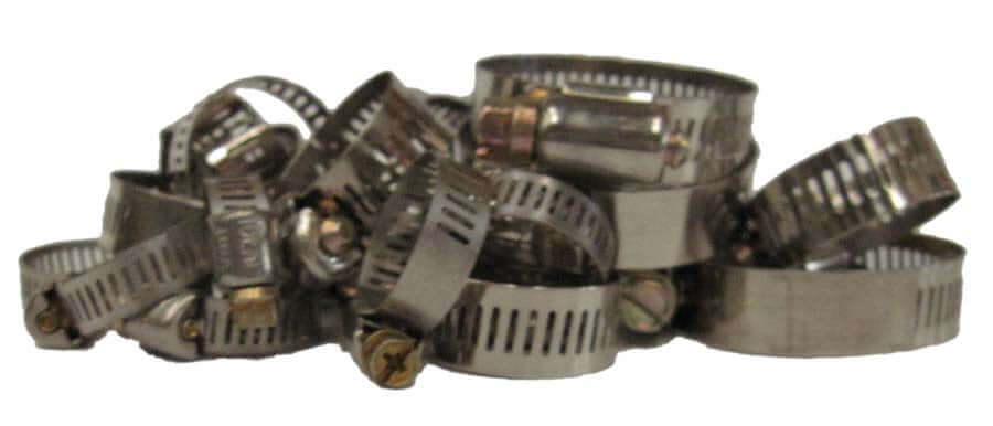 stainless steel hose clamp 7/16 to 1 inch assorted worm gear clamps for small hoses and tubing secure adjustable seal
