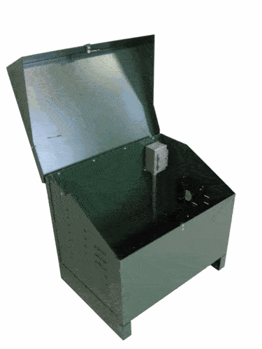 Lockable Steel Pond Aerator Compressor Cabinet - Living Water Aeration