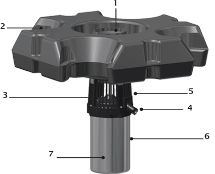 Otterbine Equinox Floating Pond Fountain