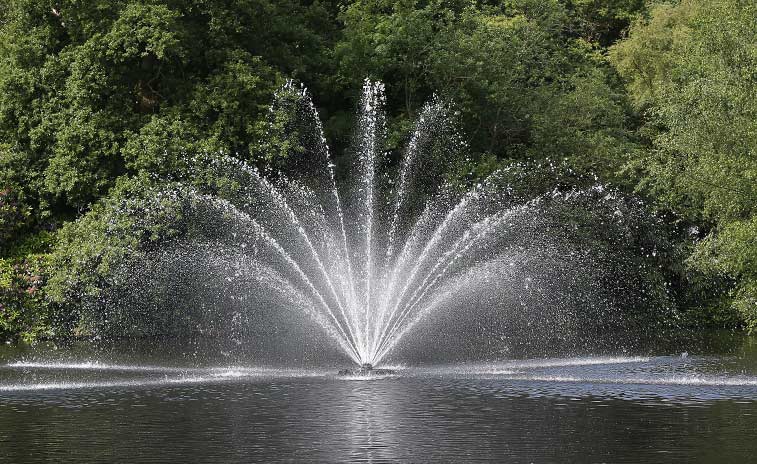 Otterbine Equinox Floating Pond Fountain - Living Water Aeration