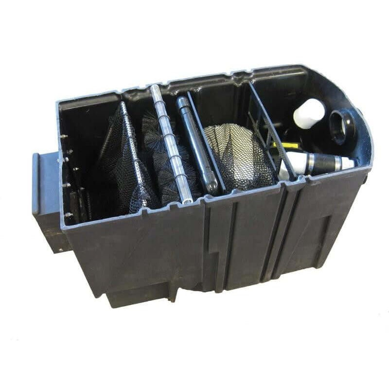 PSA3600D Axiom Pond Skimmer/Filter Combo pond skimmer filter box with debris net, filter brushes and bio media chambers