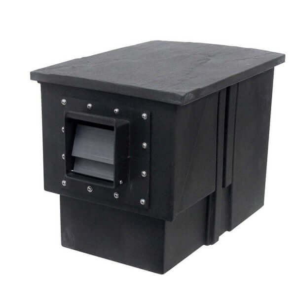 PSA7000 Axiom Pond Skimmer EasyPro Pro-Series front-to-back pond skimmer box with debris net chamber