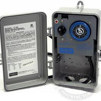 Kasco C-20 time and temperature controller for deicers control box with timer dial and wiring for Kasco 120V marine de-icers
