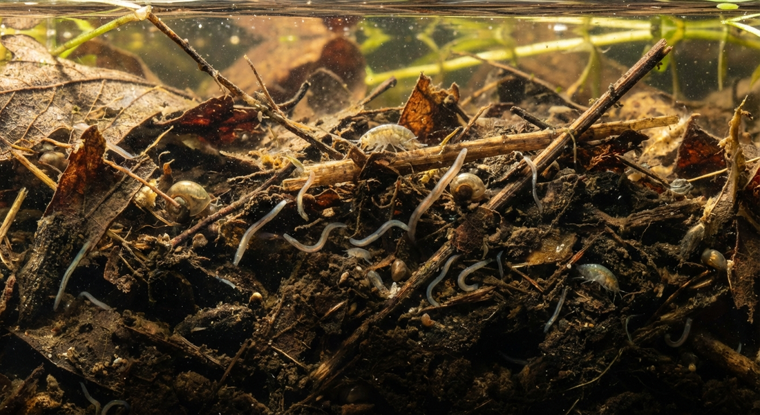 Pond worm identification guide with species photos