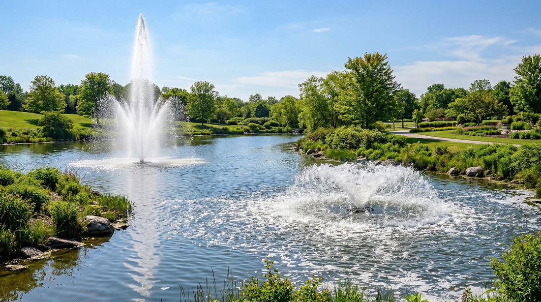 Decorative Fountain vs. Aerating Fountain: What's the Difference?