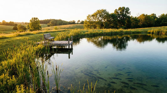 Complete guide to stocking a pond with fish - species selection, rates, and best practices