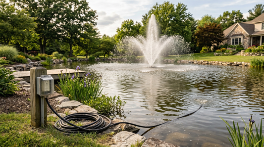 Pond Fountain Electricity Cost — How Much Power Does a Fountain Use?