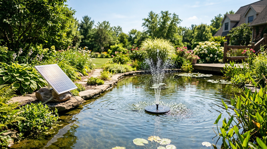 Solar Pond Fountains — Do They Work for Ponds & Lakes?