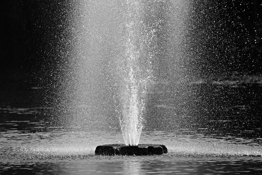 pond fountain