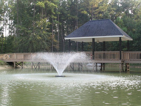 Kasco Solar VFX Display Fountain Pond Aerator - Living Water Aeration