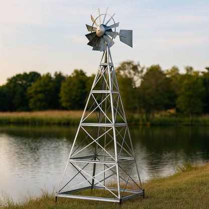 Outdoor Water Solutions 3 Legged Windmill Pond Aerator Kit