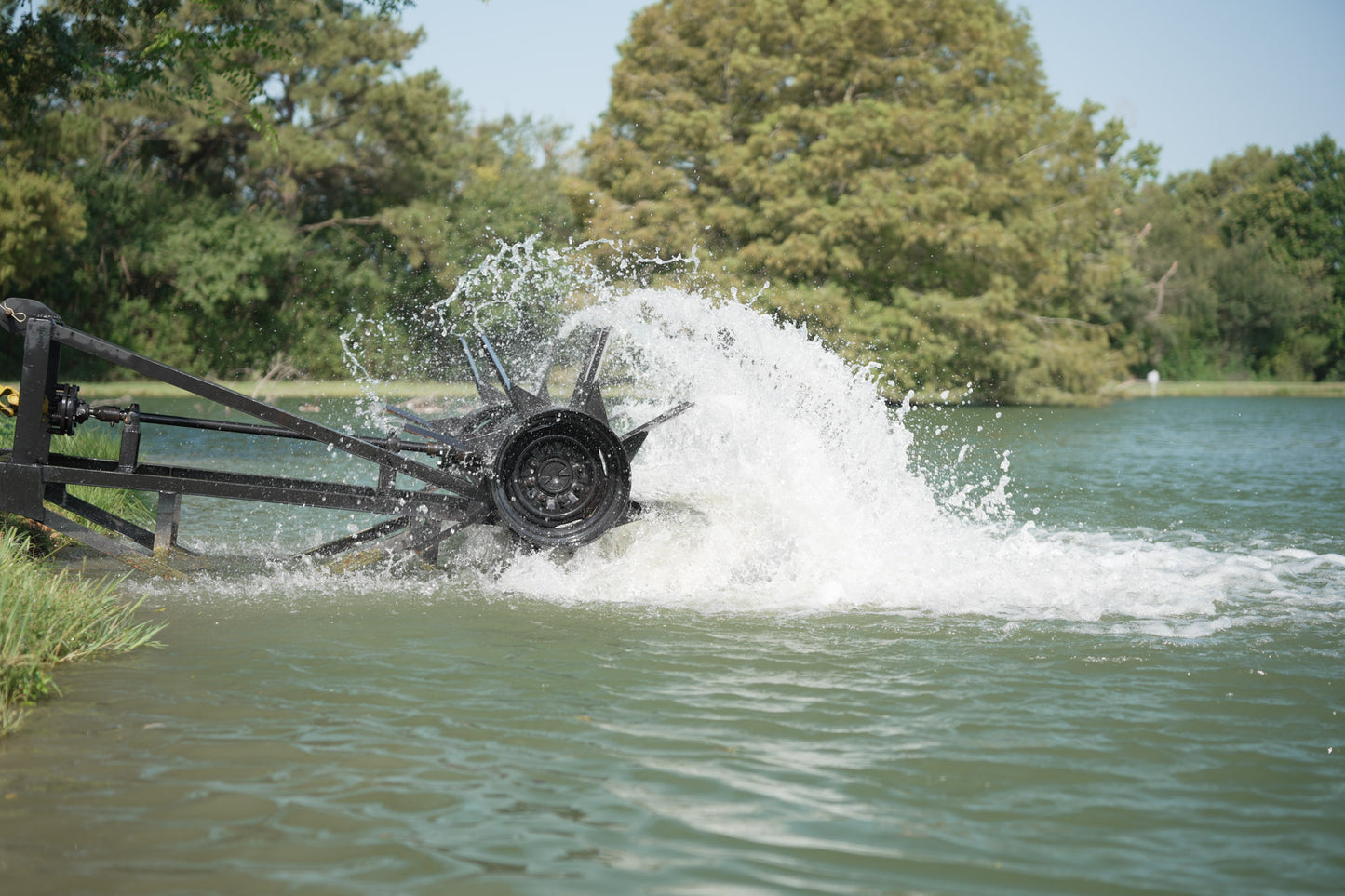 Bayou Blade Aerator — Tractor-Mounted PTO Paddlewheel Aeration System