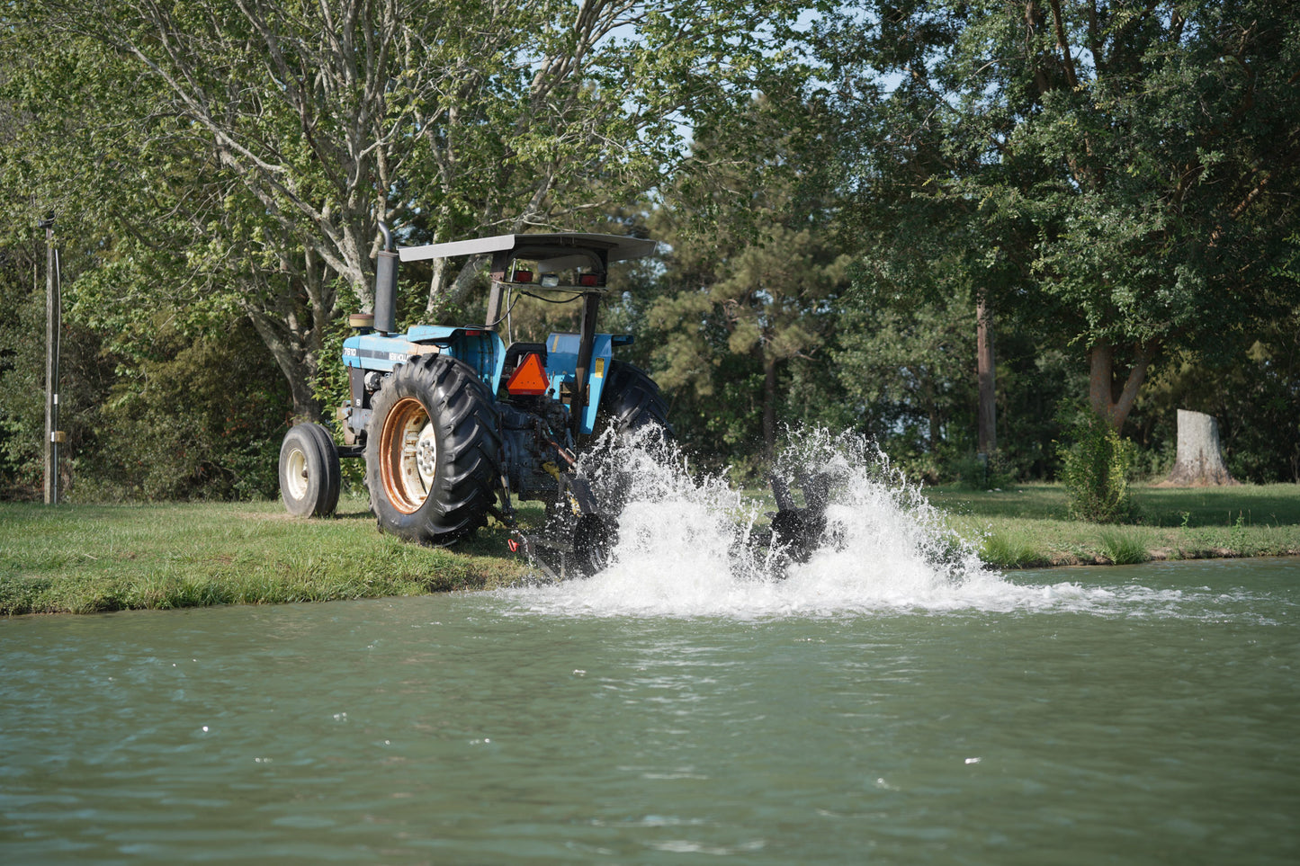 Bayou Blade Aerator — Tractor-Mounted PTO Paddlewheel Aeration System
