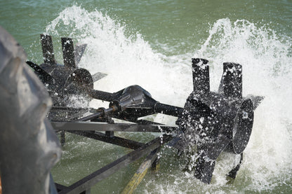 Bayou Blade Aerator — Tractor-Mounted PTO Paddlewheel Aeration System
