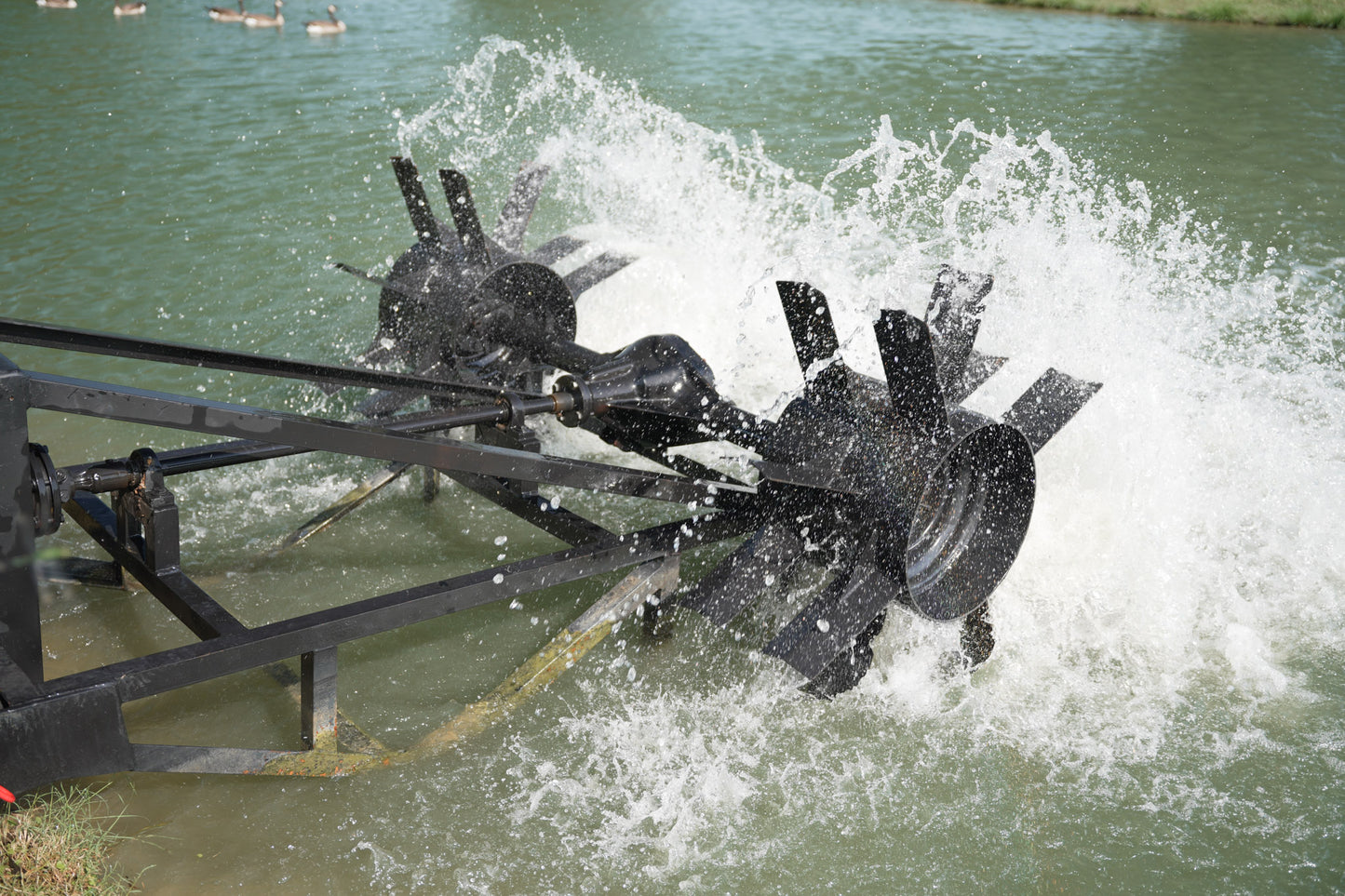 Bayou Blade Aerator — Tractor-Mounted PTO Paddlewheel Aeration System