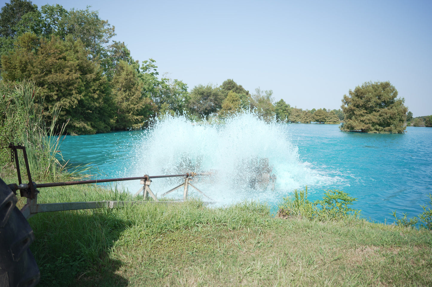 Bayou Blade Aerator — Tractor-Mounted PTO Paddlewheel Aeration System