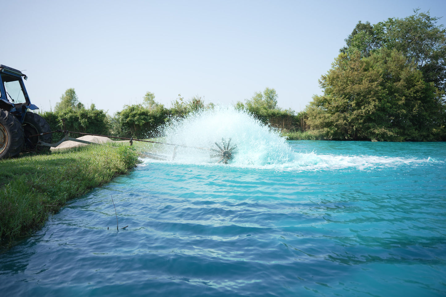 Bayou Blade Aerator — Tractor-Mounted PTO Paddlewheel Aeration System