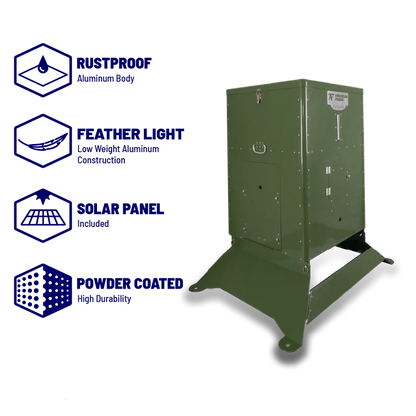 Bill Dance Series - Solar Powered Outdoor & Fish Feeder 425lb
