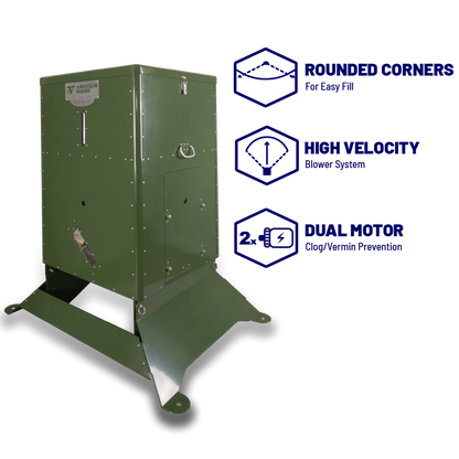 Bill Dance Series - Solar Powered Outdoor & Fish Feeder 425lb
