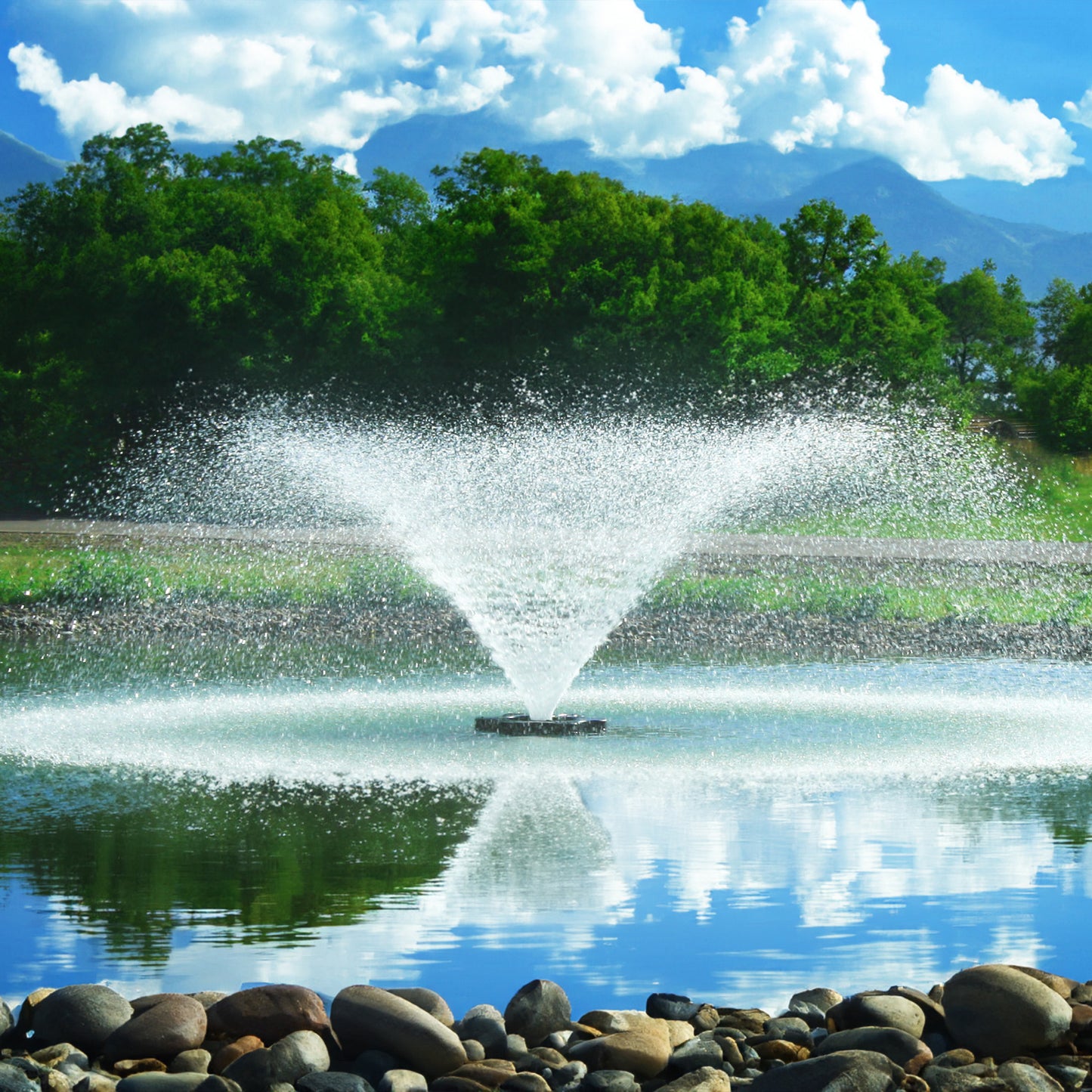 Kasco 8400VFX 2 HP Kasco Display Fountain Pond Aerator - 240V - Living Water Aeration