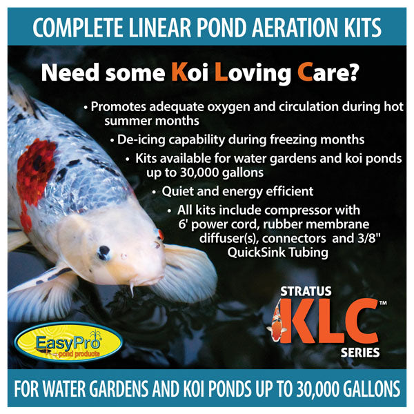 KLC Koi Pond Aerators - 2000 to 15000 gallon ponds