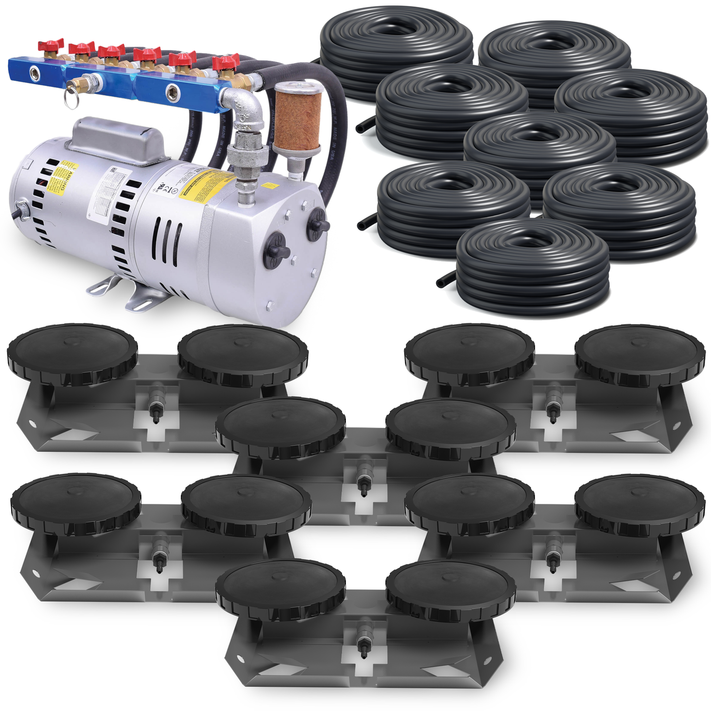 AirPro Rotary Vane Pond Aerator Kit - 3 to 9 Acre Ponds