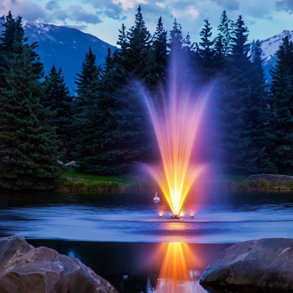 Scott Aerator The Amherst Pond Fountain - Living Water Aeration