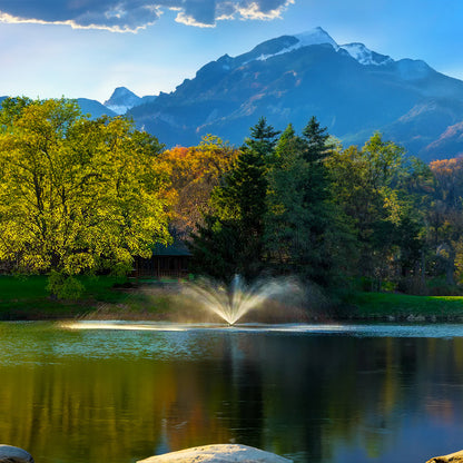 Scott Aerator The Great Lakes Pond Fountain - Living Water Aeration