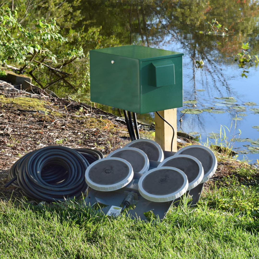 AirPro 1/2 HP Rocking Piston Pond Aerator Kit - up to 3 Acre Ponds