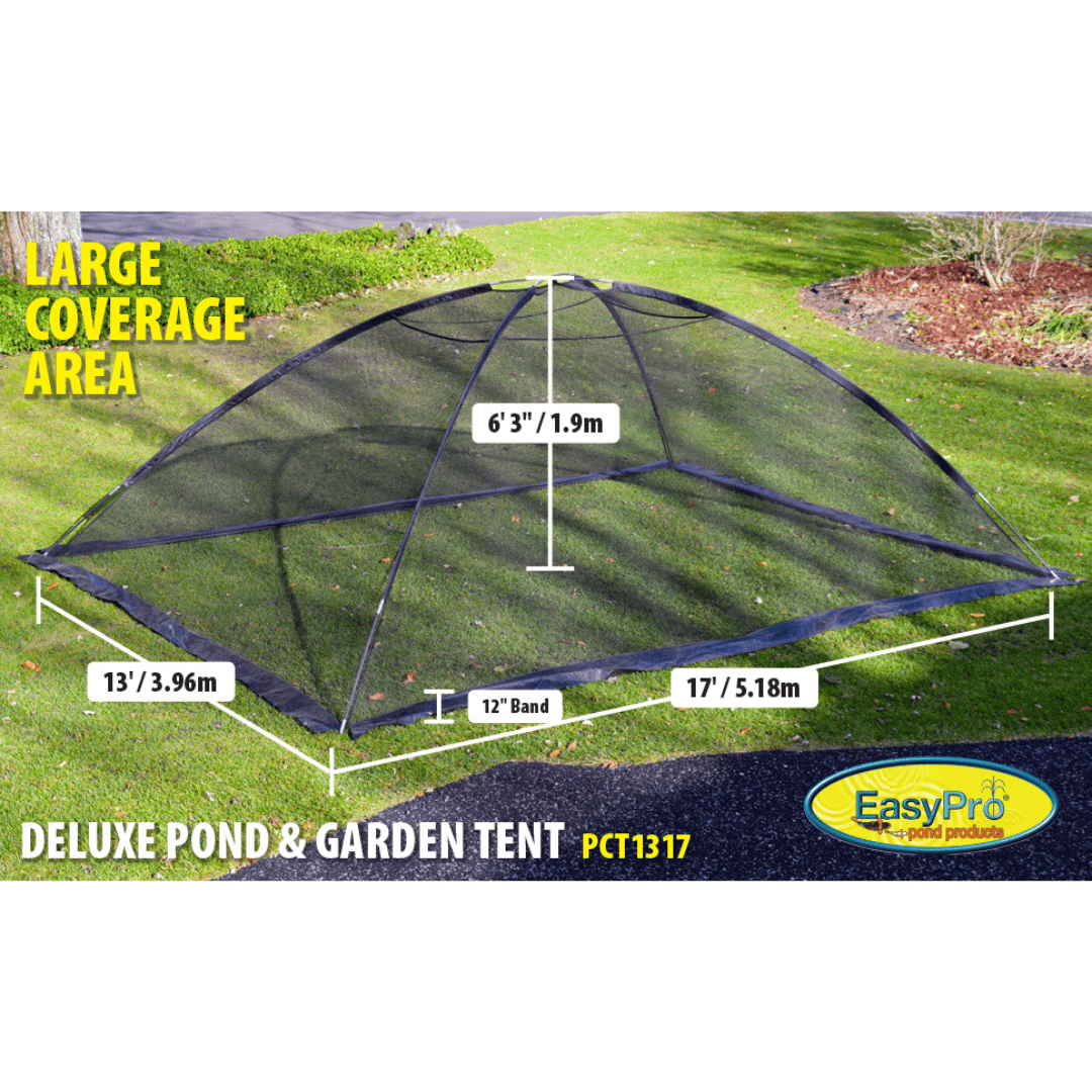 outdoor tent cover EasyPro Deluxe Pond Cover Tent 13' x 17'
