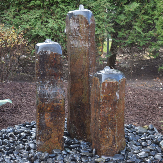 Dome Top Basalt Trio Fountain Kit