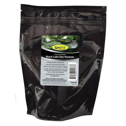 Easypro Lake Dye Packets – Dry – 4 packets - Black - Living Water Aeration