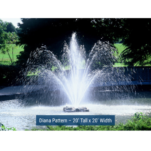 Palatial Display Solar Pond Fountain - Living Water Aeration