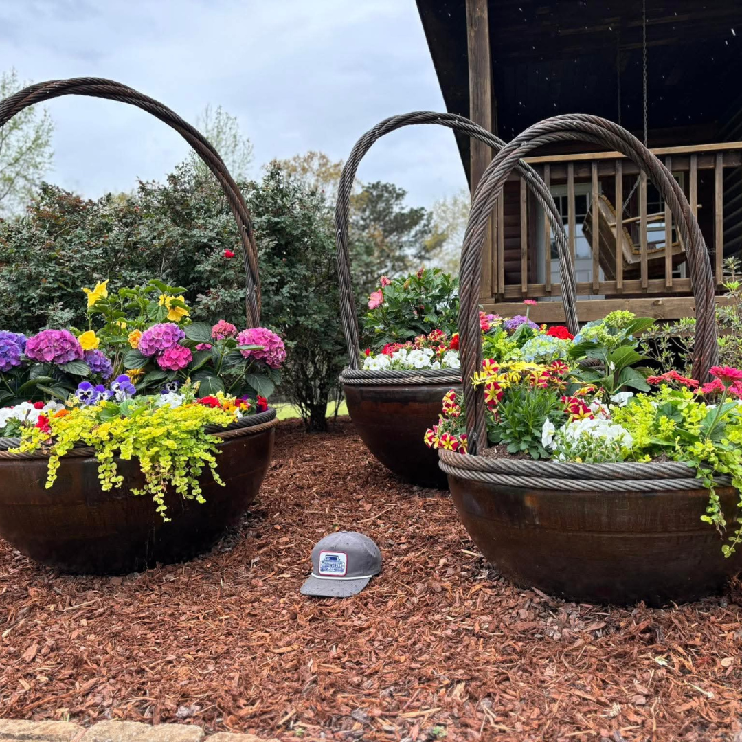 30", 37", & 41" Garden Basket Set of 3 - Carbon Steel Features