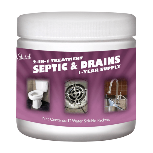 Septic and Drain 2-in-1 Treatment - Living Water Aeration