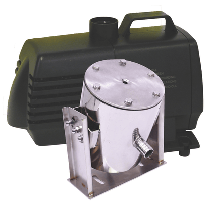 Arching stream fountain kit with multi-color LED - Living Water Aeration