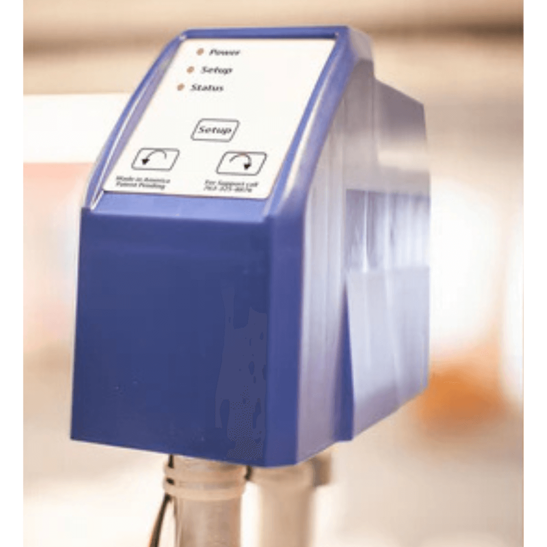 Scott Aquasweep oscillator attachment control unit for dock-mounted sweeper, programmable 20-degree rotation increments for automated coverage
