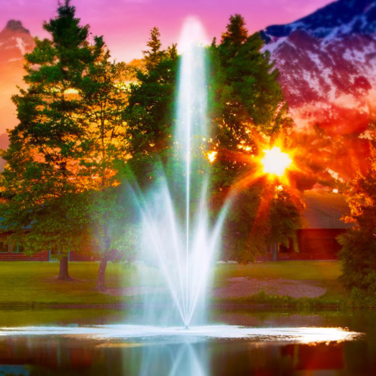 Scott Aerator The Atriarch Pond Fountain - Living Water Aeration