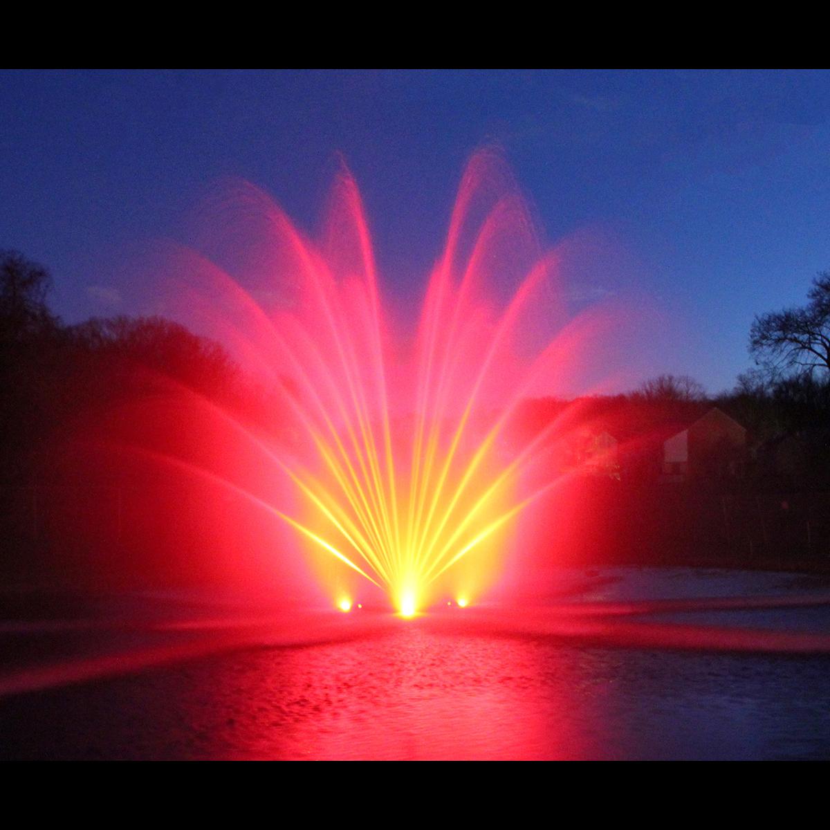 Otterbine Fountain Glo MAXI-RGBW Lighting - 4 Light Kit - Living Water Aeration
